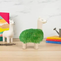 Pflanztier Green Lama - Keramiktier mit Samen