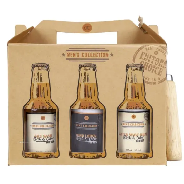 Pflegeset Bierflaschen Sixpack - Männer Geschenkset mit 6 Flaschen inkl. Flaschenöffner