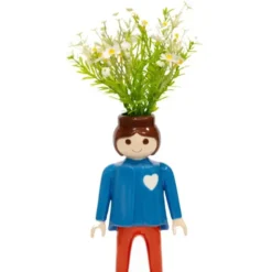 Playmobil Dekofigur & Vase Keramik, 25 cm Frau blau