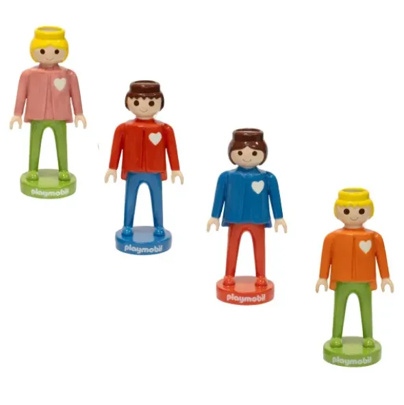Playmobil Dekofigur & Vase Keramik, 35 cm Mann orange