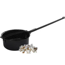 Popcorn-Pfanne für Grill und Lagerfeuer