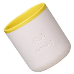 Porzellan Becher gelb GOOD MORNING 380 ml