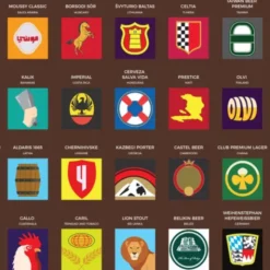 Poster 100 BEERS