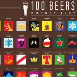 Poster 100 BEERS