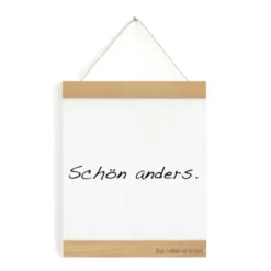 Posterleiste A5 Eichenholz 15 cm, personalisiert