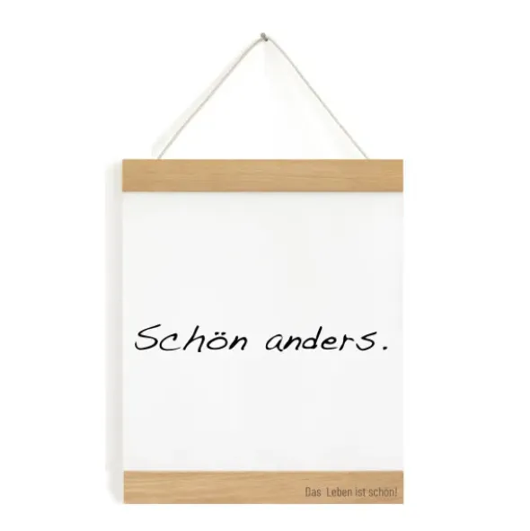Posterleiste A5 Eichenholz 15 cm, personalisiert
