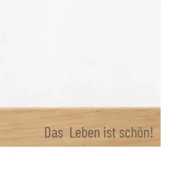 Posterleiste A5 Eichenholz 15 cm, personalisiert
