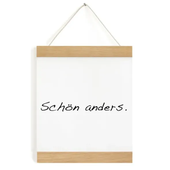 Posterleiste A5 Eichenholz 15 cm, personalisiert