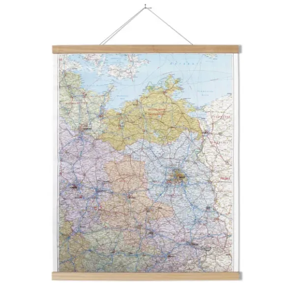 Posterleiste Holz 60 cm – magnetische Leiste aus Eschenholz