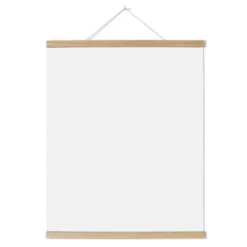 Posterleiste Holz 70 cm – magnetische Leiste aus Eschenholz