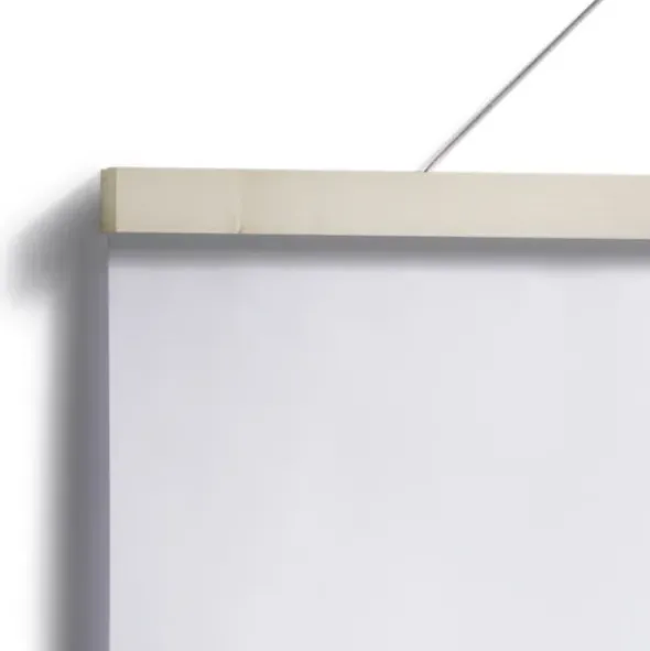 Posterleiste Holz 42 cm – magnetische Leiste aus Ahornholz (DIN A2)