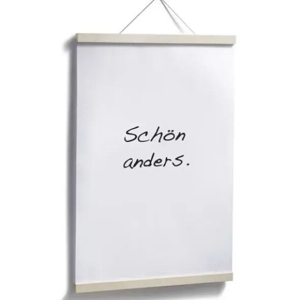 Posterleiste Holz 42 cm – magnetische Leiste aus Ahornholz (DIN A2)