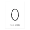 Postkarte FROHE OSTERN Ei