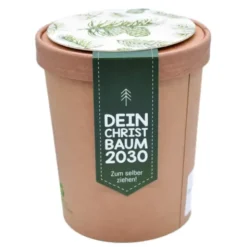 Pott groß zum Aussäen Tannenbaum - Dein Christbaum 2030