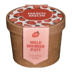 Pott zum Aussäen - Nasch mich! (Walderdbeeren)