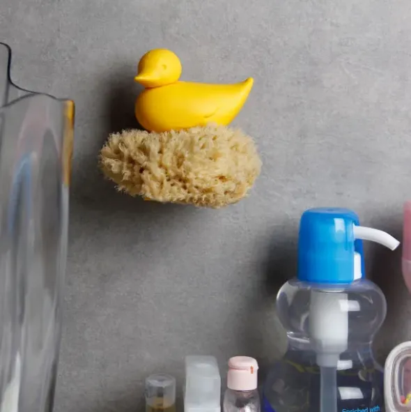 Putzschwammhalter gelbe Ente – Schwammhalter DUCK SPONGE gelb