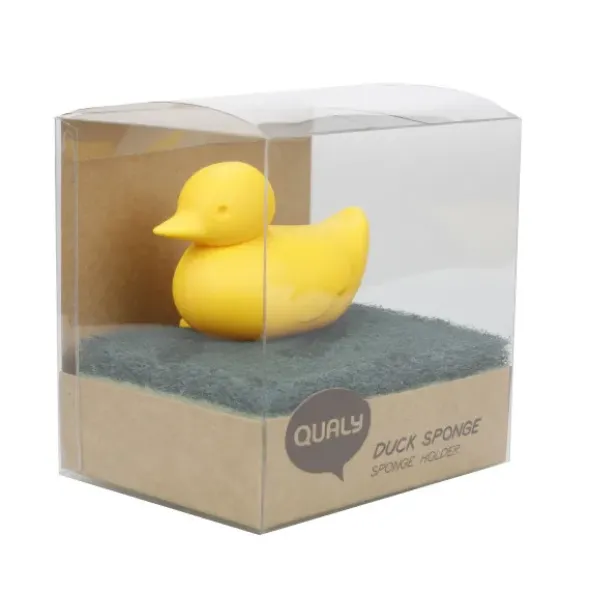 Putzschwammhalter gelbe Ente – Schwammhalter DUCK SPONGE gelb