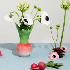 Radieschen Vase aus Keramik