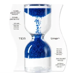 Rücklaufende Sanduhr / Teeuhr TEA TIMER blau