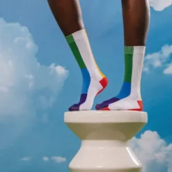 Regenbogen Socken RAINBOW SOCKS pinky