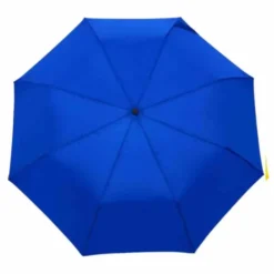 Regenschirm mit Entenkopf Griff aus Holz dunkelblau - Original Duckhead Taschenschirm