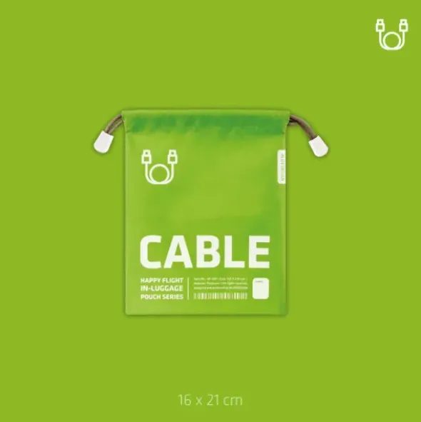 Reisebeutel Zugbeutel 3er-Set In-Luggage STRING B