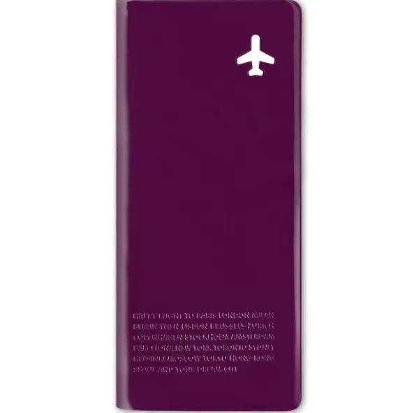 Reisehülle für Dokumente, Pass... Travel Organizer Happy Flight, violett