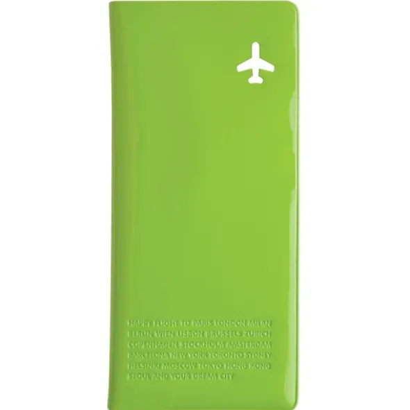 Reisehülle für Dokumente, Pass... Travel Organizer Happy Flight, grün