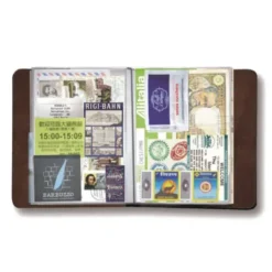 Reisetagebuch TripBook Solena - buntes Travelbuch mit 64 Sammelfächern & 2 Notizheften