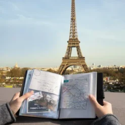 Reisetagebuch TripBook Sushi - buntes Travelbuch mit 64 Sammelfächern & 2 Notizheften