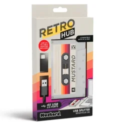Retro Hub - Splitter 4-fach USB-Verteiler