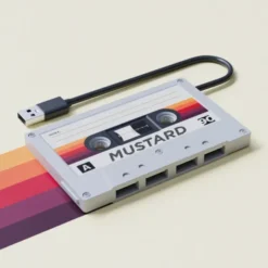 Retro Hub - Splitter 4-fach USB-Verteiler