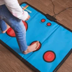 Retro Spielematte Fernseher, 200 x 8-BIT Spiele