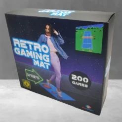 Retro Spielematte Fernseher, 200 x 8-BIT Spiele