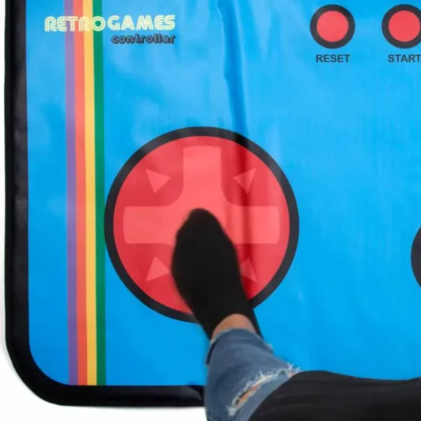Retro Spielematte Fernseher, 200 x 8-BIT Spiele