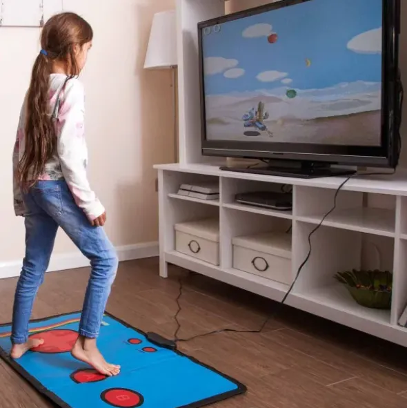 Retro Spielematte Fernseher, 200 x 8-BIT Spiele