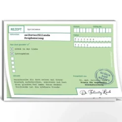 Rezeptblock Glück