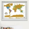 Rubbel Weltkarte - Scratch Map