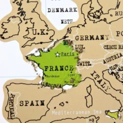 Rubbel Weltkarte - Scratch Map