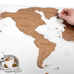 Rubbel Weltkarte - Scratch Map