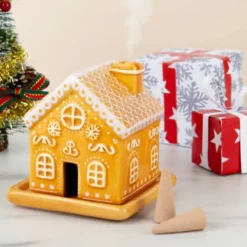 Räucherhaus Lebkuchenhaus aus Keramik