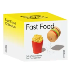 Salz- und Pfefferstreuer Burger & Pommes aus Keramik