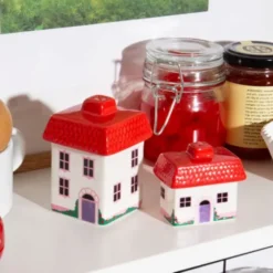 Salz- und Pfefferstreuer COTTAGE – Streuer-Set aus Keramik in Haus-Optik