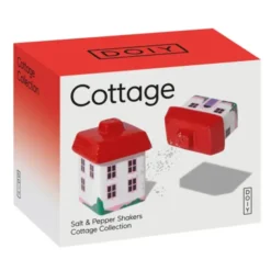 Salz- und Pfefferstreuer COTTAGE – Streuer-Set aus Keramik in Haus-Optik