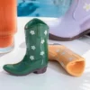 Salz- und Pfefferstreuer Cowboy Stiefel orange, grün