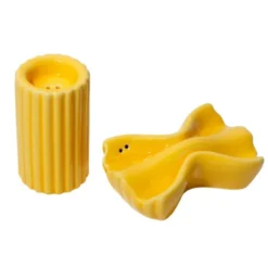 Salz- und Pfefferstreuer Set Farfalle & Rigatoni aus Keramik