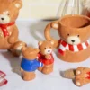 Salz- und Pfefferstreuer Set Teddybär aus Keramik