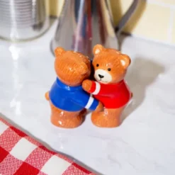 Salz- und Pfefferstreuer Set Teddybär aus Keramik