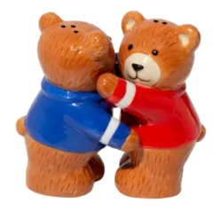 Salz- und Pfefferstreuer Set Teddybär aus Keramik