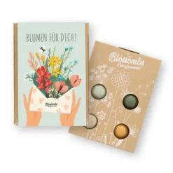 Samenbomben 4er-Set - Blumen für dich!